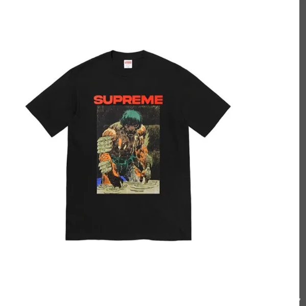 Co Movie and White RONIN branded TEE T-shirt 23SS Character Marvel XL S Black Animated M Ronin L 0612